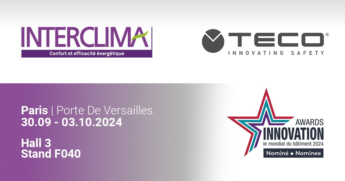 TECO les espera en la Feria Interclima en Par&iacute;s del 30 de septiembre al 3 de octubre de 2024