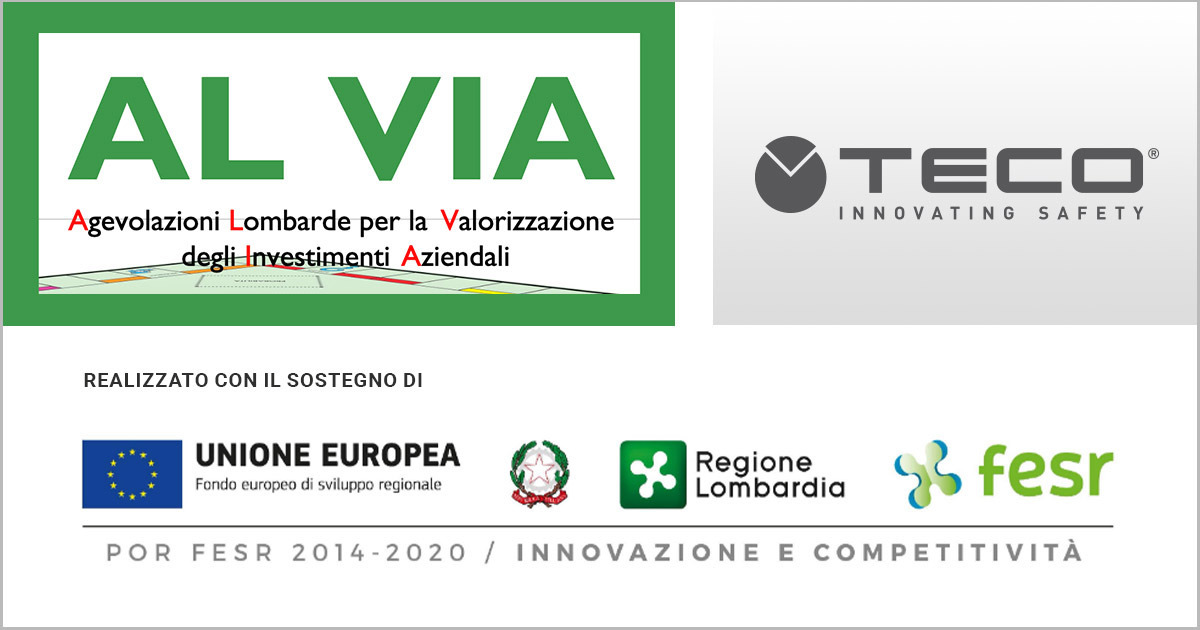 L'azienda TECO S.R.L. ha intrapreso un programma di investimento agevolato