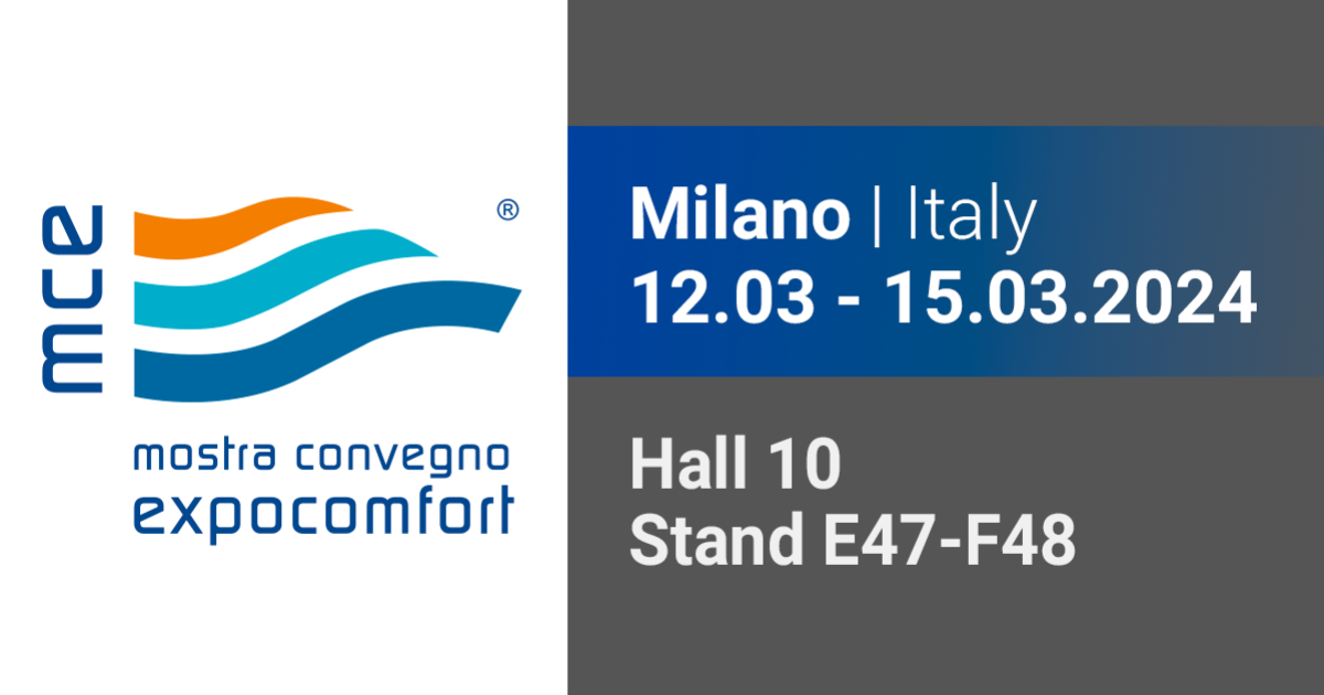 TECO sarà presente alla fiera MCE a Milano dal 12 al 15 marzo 2024
