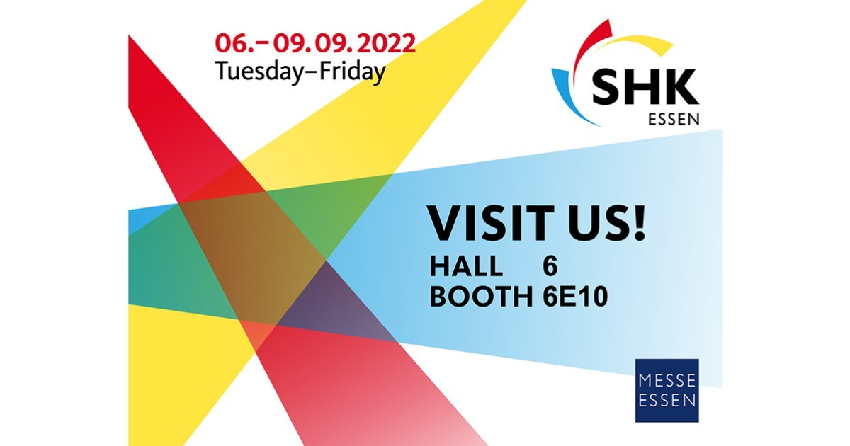 TECO è presente alla fiera SHK di Essen dal 6 al 9 settembre 2022