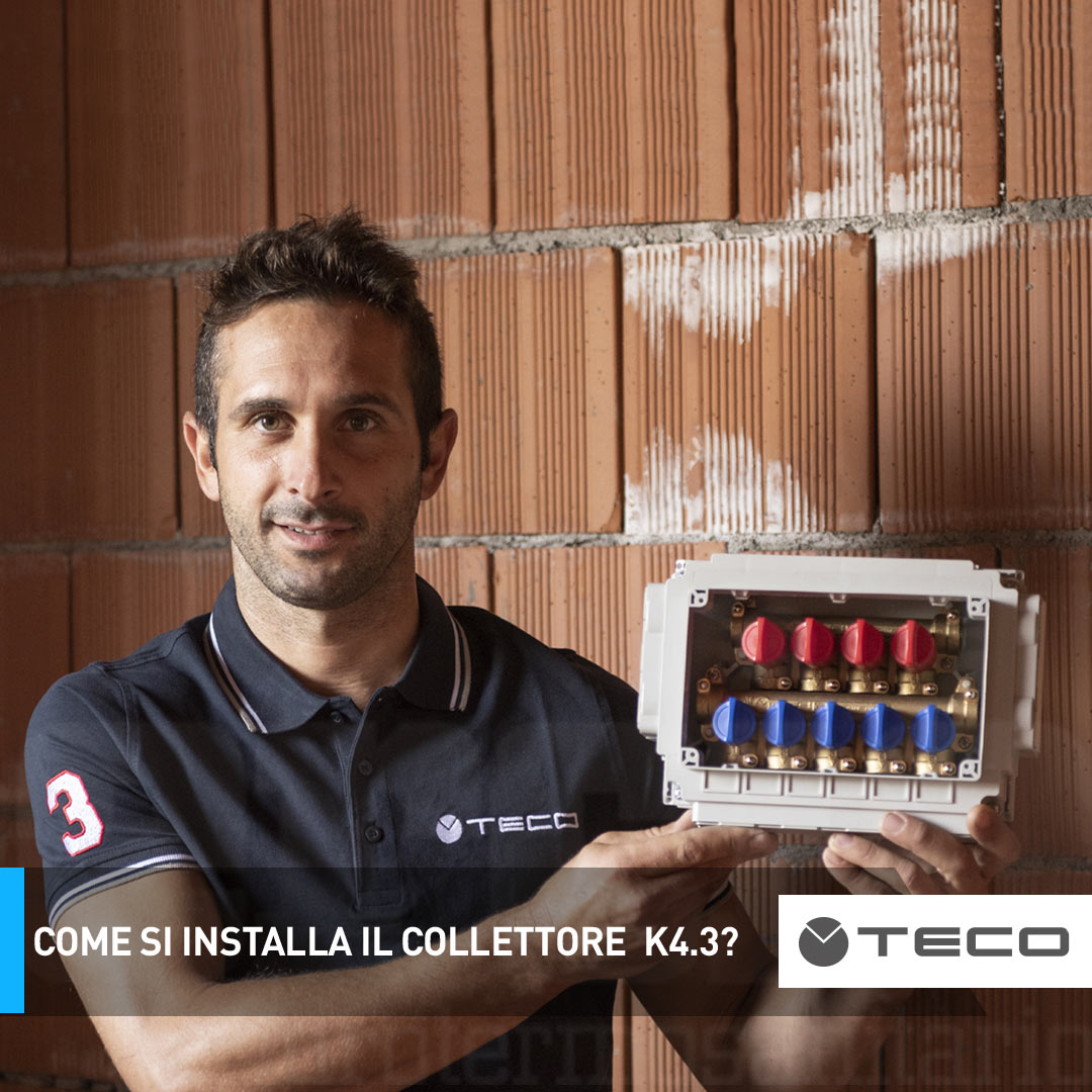 Come si installa il collettore multi intercettazione acqua sanitaria K4.3?