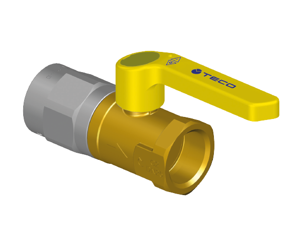 Valvole per impianto gas con dispositivo di sicurezza termica G4 Valvola diritta versione filettata F/F (DN15 - DN20 - DN25) con FIREBAG®
