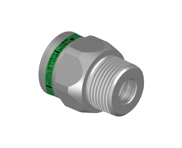 Dispositivi di sicurezza per impianti gas Raccordo GST® versione filettata femmina / maschio