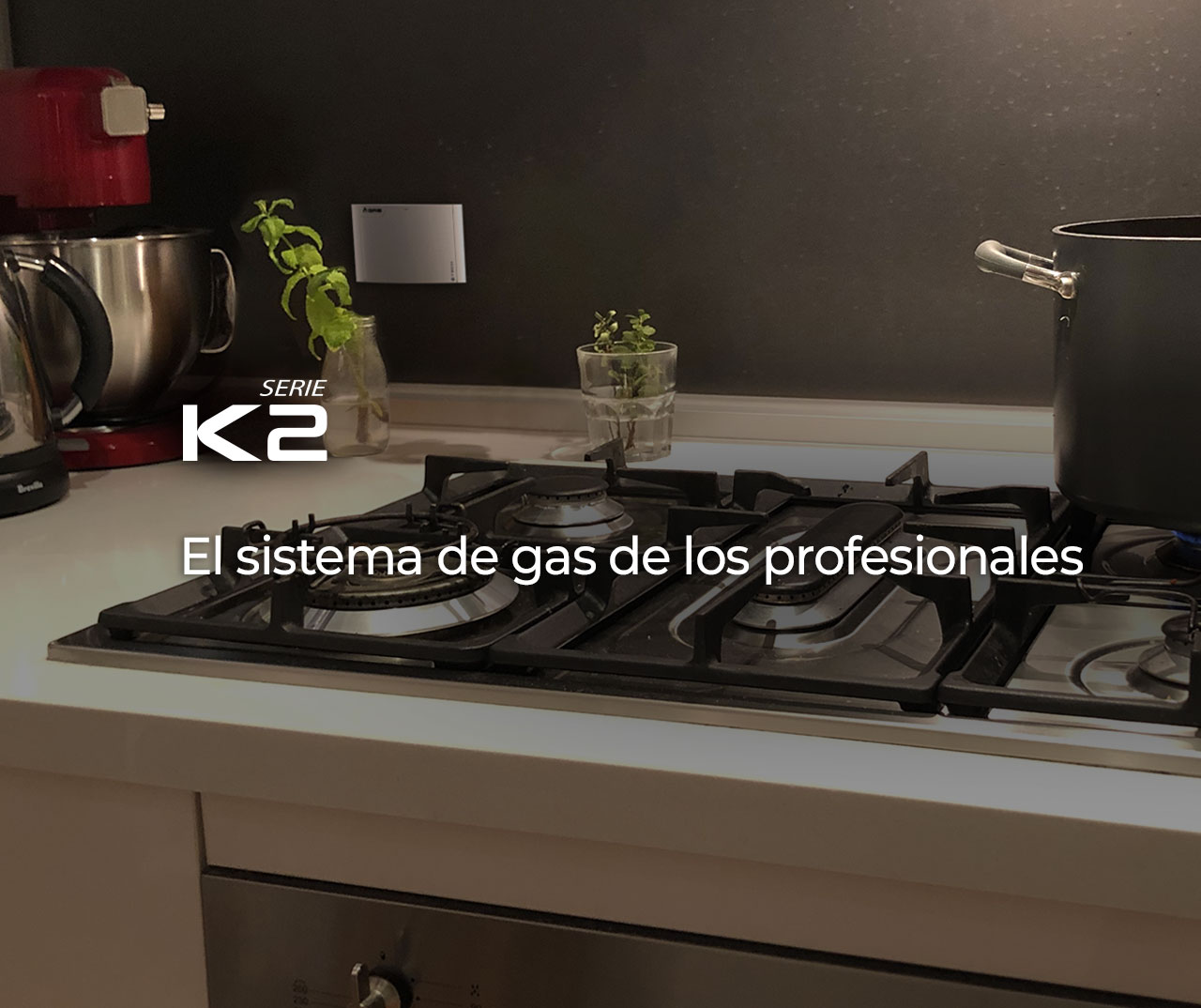 K2 Sistema de distribución y corte para líneas de gas empotradas